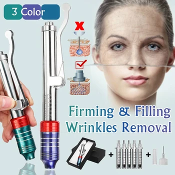 

new needle free mesotherapy jet blunt injection hyaluron stift pen lip filler injector For Anti Wrinkle Lifting Lip HA Atomizer