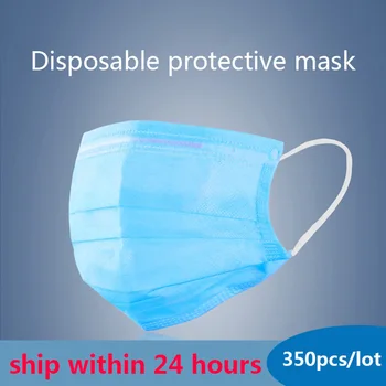 

Windproof 3 Layers Disposable Mask Men Women Filter Dustproof Earloop Non Woven Mouth Masks Anti Haze Tool Fast Delivery