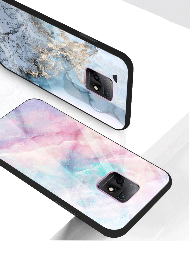 3D Marble Tempered Glass Case For XiaoMi Redmi S2 7 7A 8A 10X Luxury Full Protective Cover Fundas Coque For Redmi K20 K30 Pro