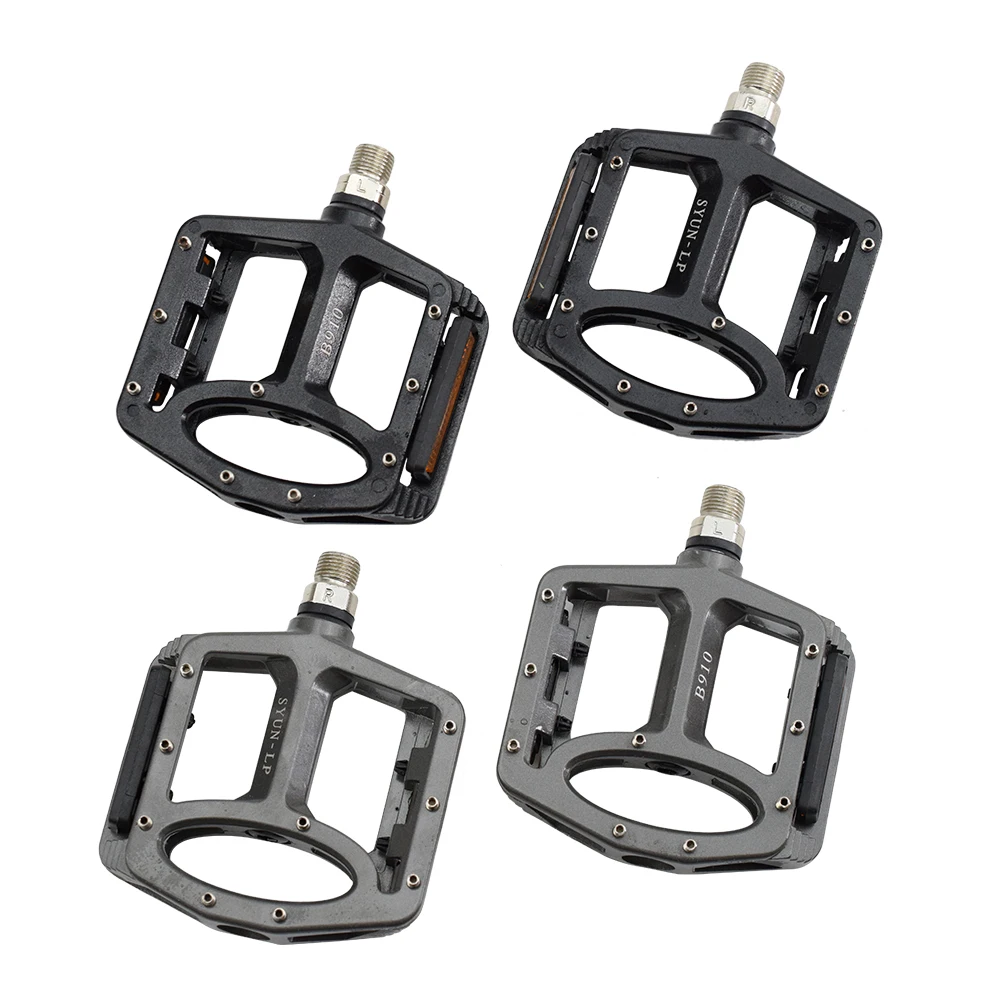 

2 Colors Durable Aluminium Alloy DH Mountain Bike Bicycle Pedals Cycle Parts Cr-Mo Axle 9/16" Sealed Bearing BMX Bike MTB Pedals