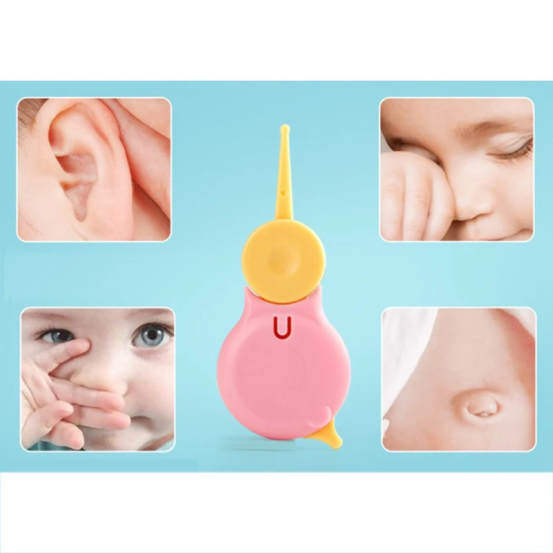 Пластмассовый Пинцет для чистки носа с круглой головкой для новорожденных девочек и мальчиков, безопасные аксессуары для кормления