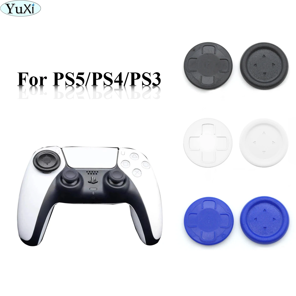 Yuxi Move Action Button Chiave Di Direzione Incrociata Per Controller Ps4 Ps3 Ps5 D-Pad Adhensive Extra Più Alto