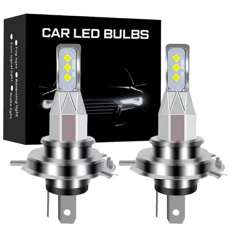 2Pcs 80W 20000LM Car Led Headlight H1 H3 H4 H7 H8 H11 9005 HB3 9006 HB4 High Beam Auto Lights Bulb Automobiles Turbo Fog Lamp led car lights,led lights,led bulbs,led headlights,led car headlights,car headlamps,hid headlight bulbs