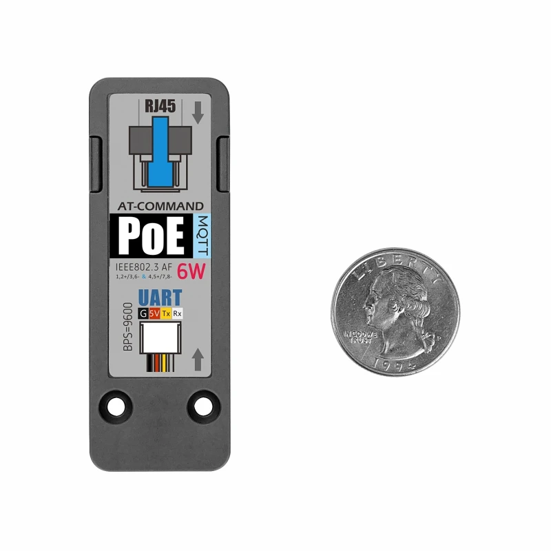 Oficial Mqtt Poe Unidade com Poe Porto Ethernet Mqtt Módulo de Comunicação Incorporado W5500 Ethernet Chip M5stack Acessórios p/ quadro de demonstração - Imagem 5