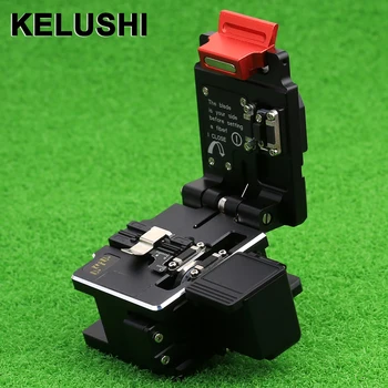 

KELUSHI Fiber Cleaver KLS-V6 Cable Cutting Knife FTTT Fiber Optic Cutter Tools High Precision 16 Surface Blade Fiber Cleaver