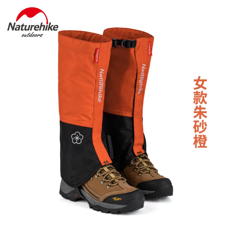 Naturehike походные гетры для походов, альпинизма, лыжного спорта, водонепроницаемые сапоги, гетры, теплые зимние гетры - Цвет: Women Orange
