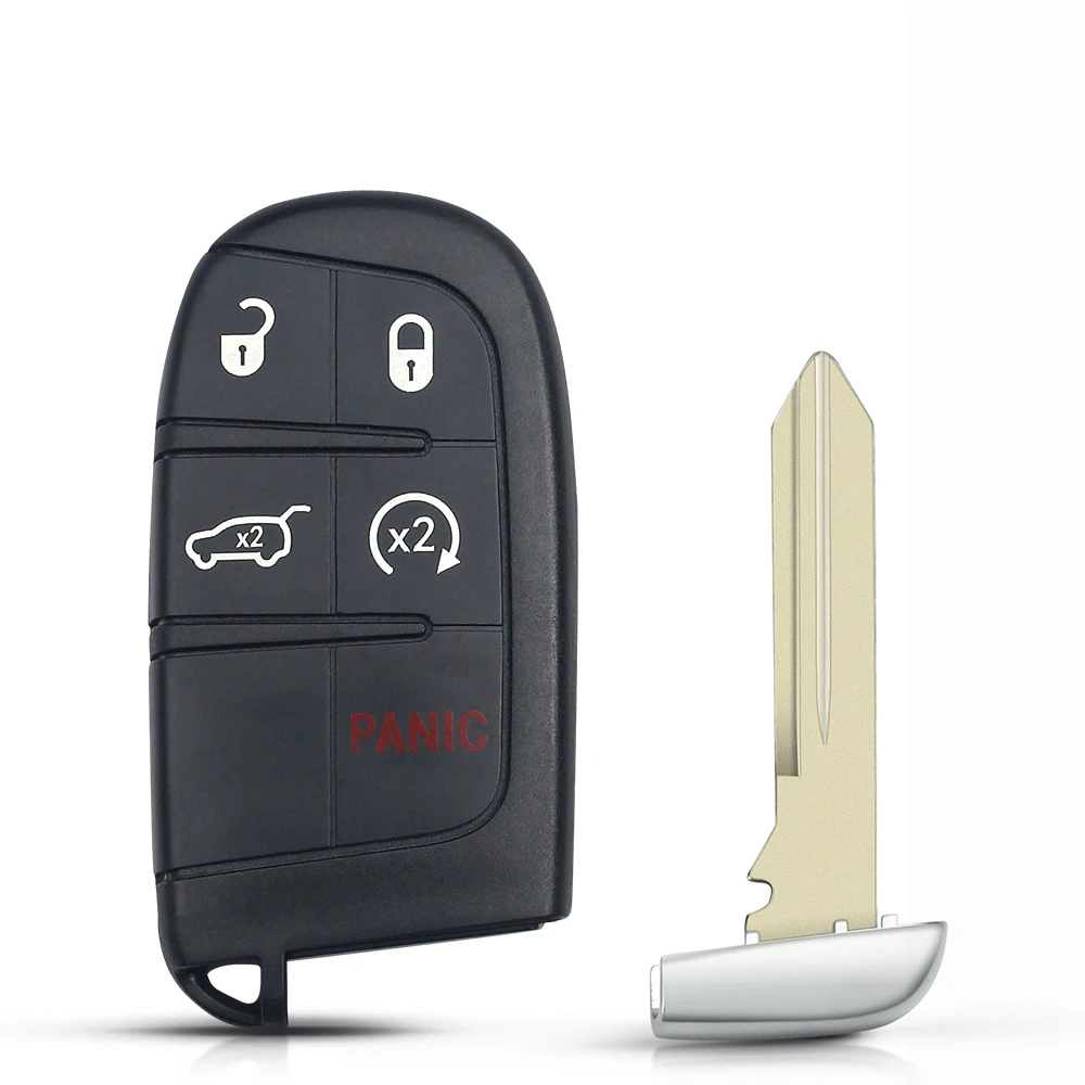 US $82.03 KEYYOU 20x Replacement Car Smart Remote Key Shell Case Fob Keyless For Dodge Jeep Charger Grand Cherokee 20132015 415 Buttons