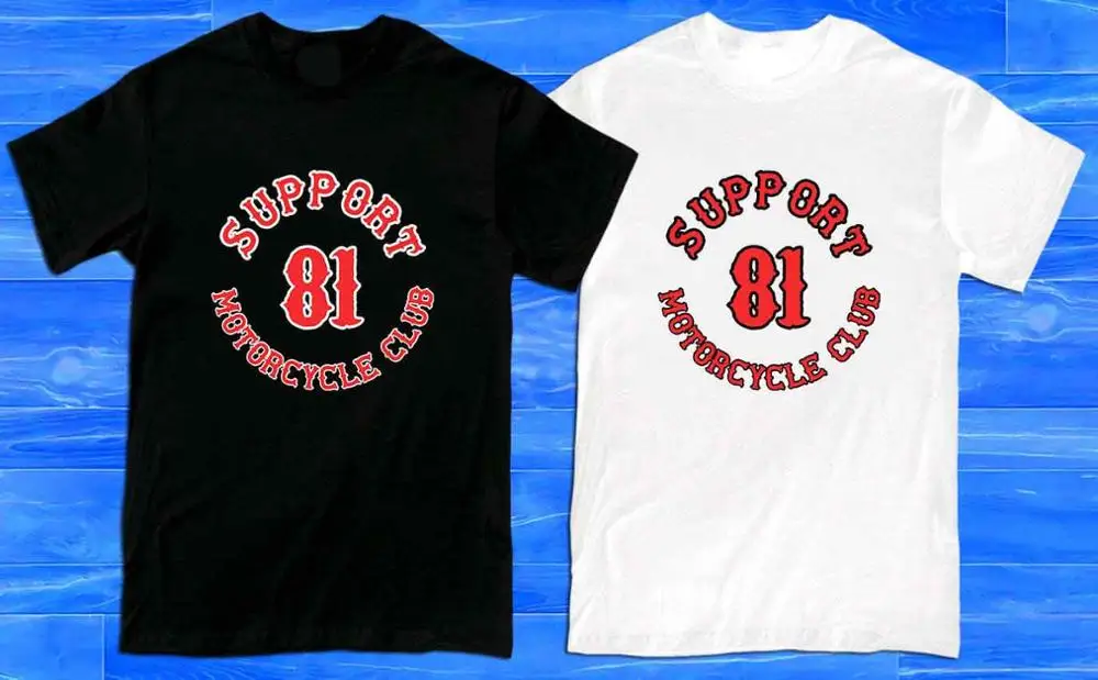 

New Support 81 Motorcycle Club Logo Men'S T-Shirt To 2019 Cool Tees