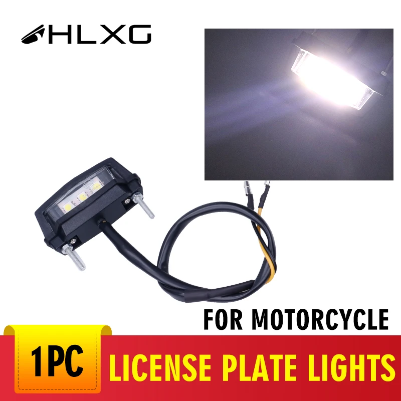 3 светодиодных номерных знака мотоцикла номерного тормоза для YAMAHA TMAX530/R1 /YZF R15 /MT 125