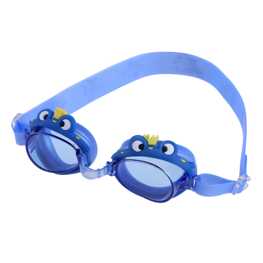 Adjustable Anti-Fog Swimming Swim Goggles Glasses with Anti-fog Lens, Ear Plugs for Unisex Kids Children Boys Girls