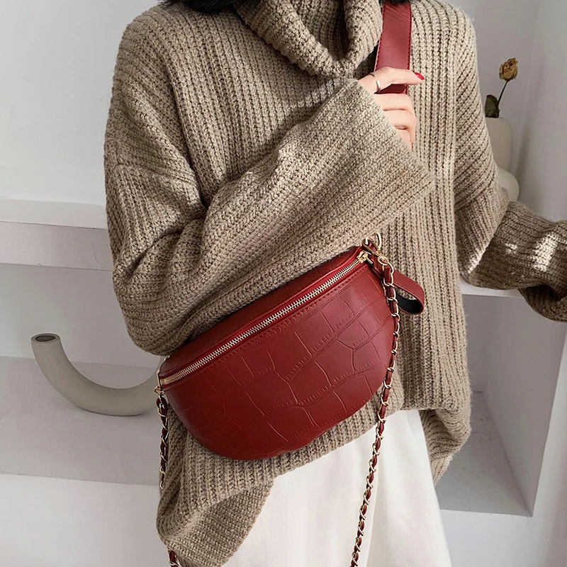 

2019 bolsa feminina Women fashion Chest Bag luxury handbags women bags designer suede Leather Shoulder Crossbody Chest HandBag