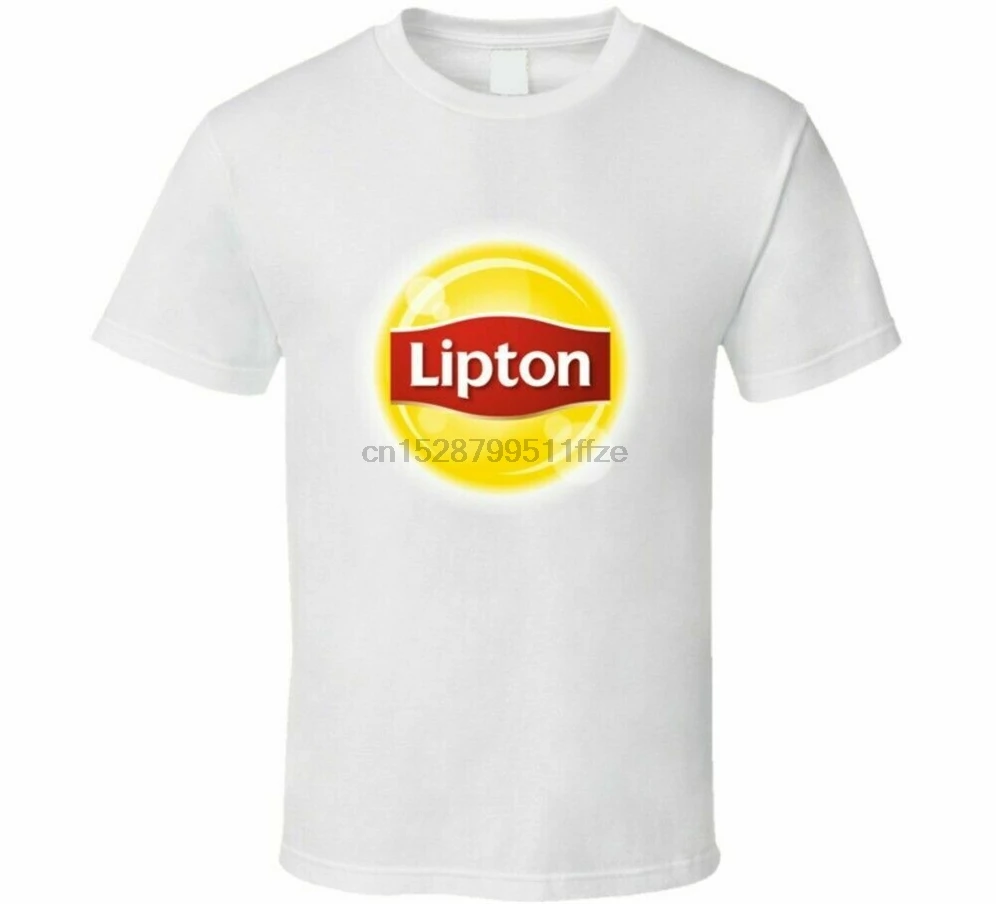 Брендовая мужская футболка с логотипом напитков Lipton Размеры S-3Xl модная уличная