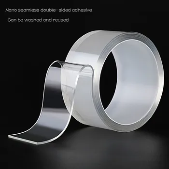 

nano magic tape double-sided tape transparent NoTrace reusable waterproof tape can clean home1M / 3M / 5M