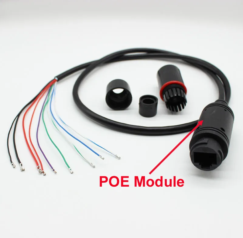  x 4pcs Waterproof Built-in 48V POE module LAN Cable for CCTV IP camera board POE Adapter Power over - 4.0003E+12