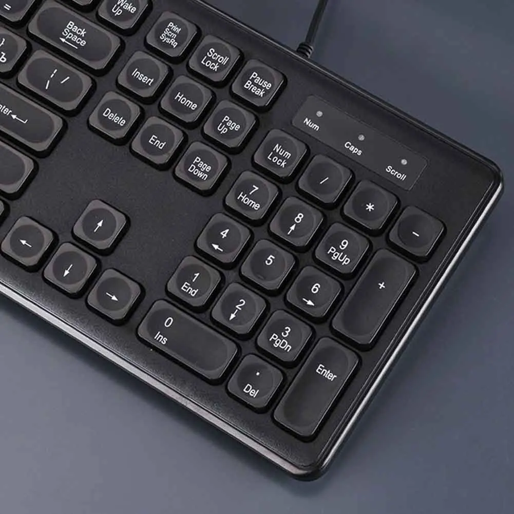 108 ключ школьный эргономичный офисный ПК USB кабель квадратная клавиатура настольная Механическая русская игровая клавиатура компьютер домашняя подсветка
