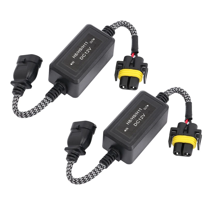 

2pcs Set C3 Car LED Headlight Light Decoder Lossless Changes H8/H9/H11 2.5A