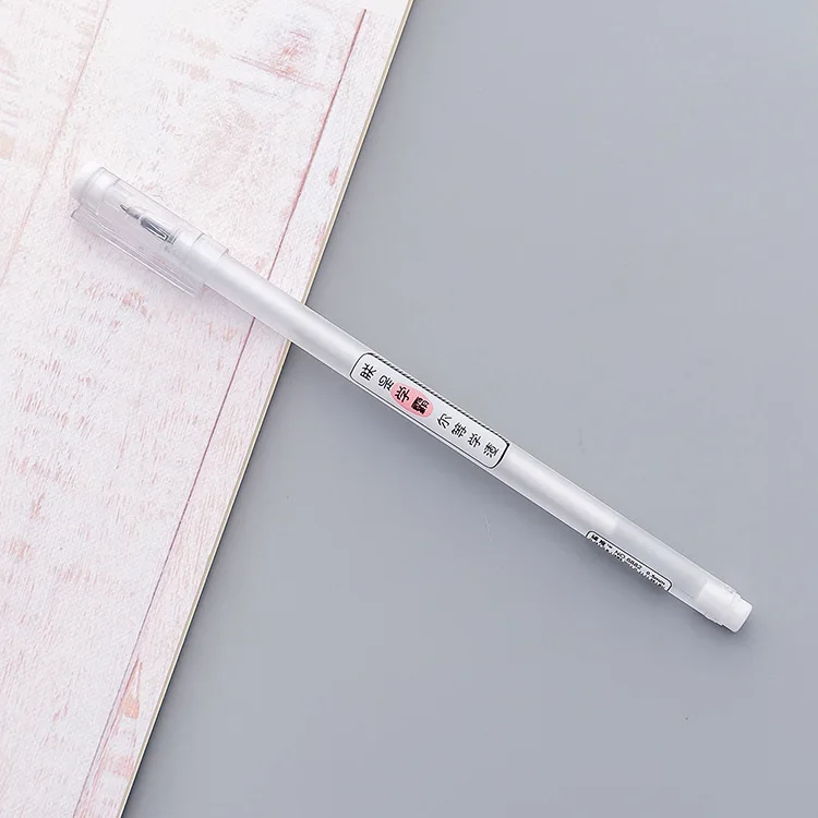 Student tide language neutral pen black water-based pen creative text control students test writing pen stationery - Цвет: 04-1pcs