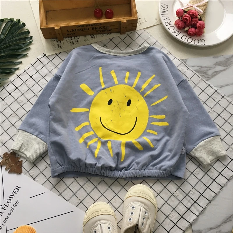 Tonytaobaby Spring and Summer New Boys Girls Cute Cartoon Sun Cardigan Coat | Детская одежда и обувь