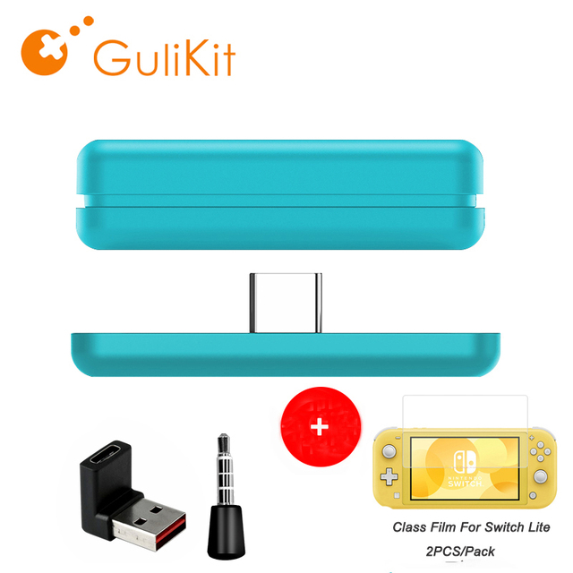 NS07 Route Air Wireless Bluetooth Audio Receiver transmitter Adapter USB-C with Microphone For Nintendo Switch PS4 PS5