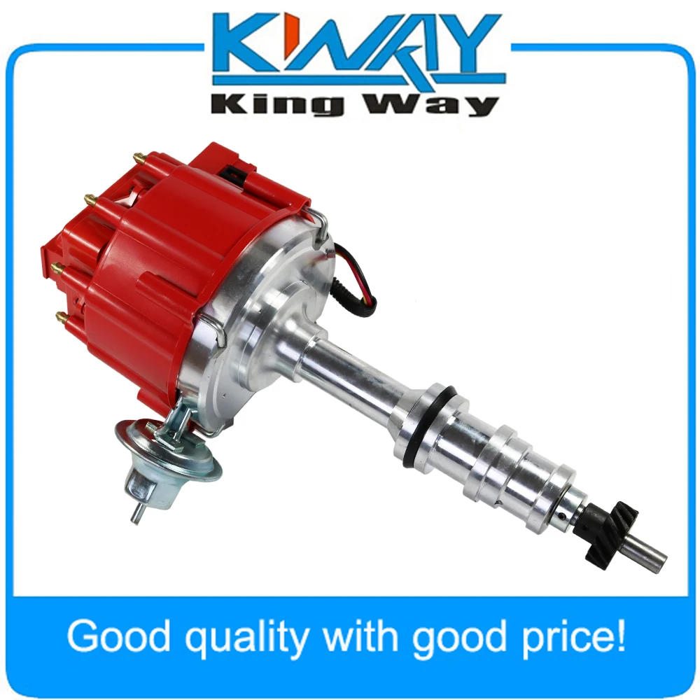 

Free Shipping-Red Cap HEI Distributor For Ford "FE" FE V8 Engines 65,000 Volt 352 360 390 427