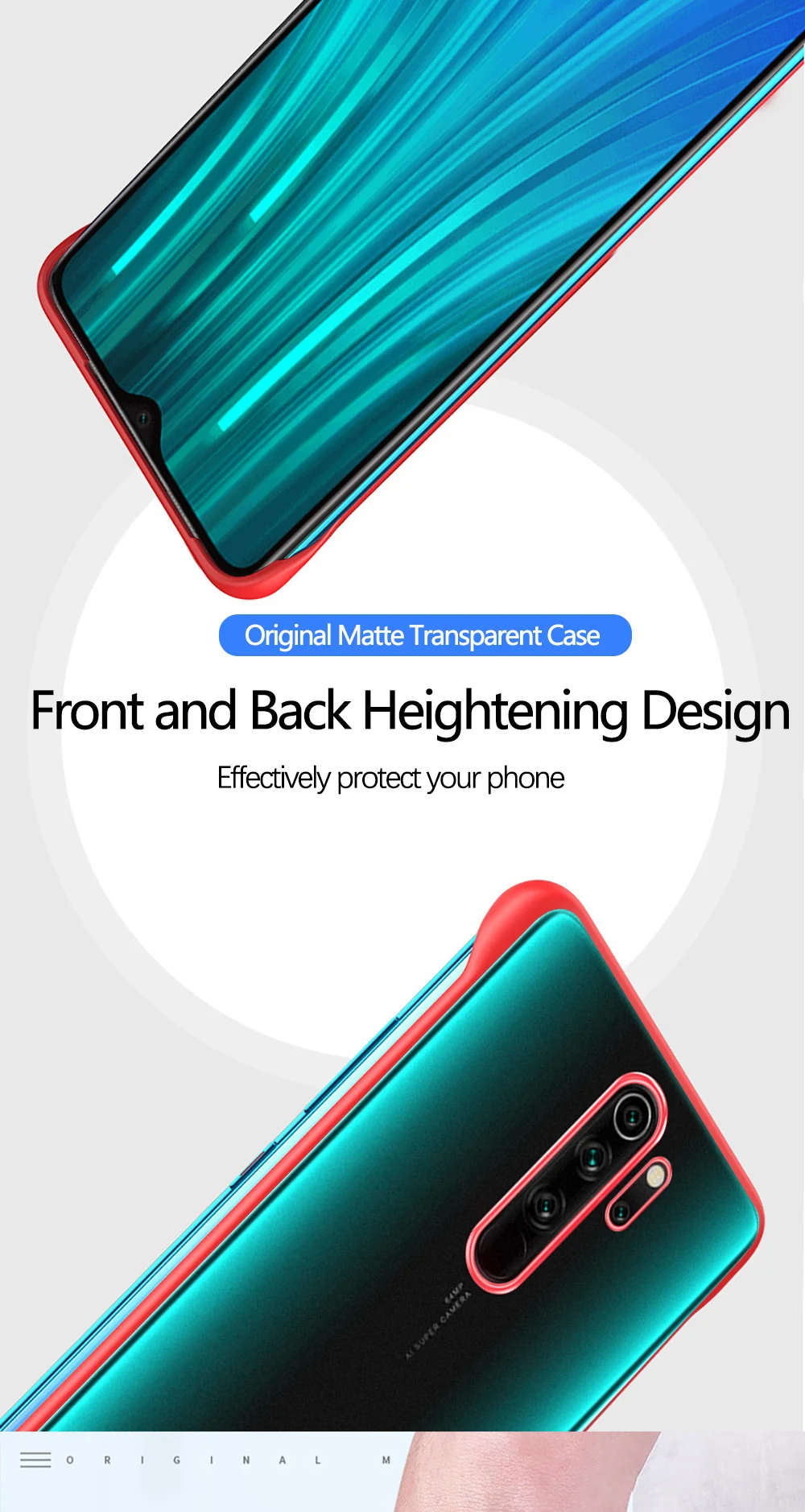 Для Red mi Note 8 Pro Чехол Безрамное Кольцо Прозрачный ударопрочный чехол для Xiaomi mi 8 9 T SE A2 Lite Red mi Note 7 K20 Pro 7A чехол