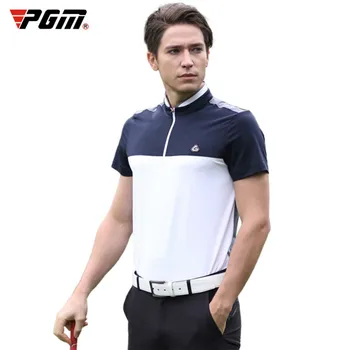 

PGM Summer Cotton Golf Men's Short-Sleeved T-shirt Breathable Quick-Dry Sport Clothing For Male YF248