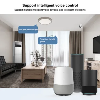 

Multicolor RGB Colorful Timing With Alexa Google APP Control Bedroom Home Decor LED Light Bulb Living Room Smart WIFI Indoor