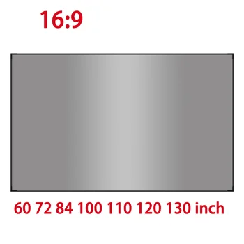 

Anti-light Curtains Projector Screen 60 72 84 100 110 Inch 16:9 Fabric Cloth Projector Screen Home Beamer Projects Accessories