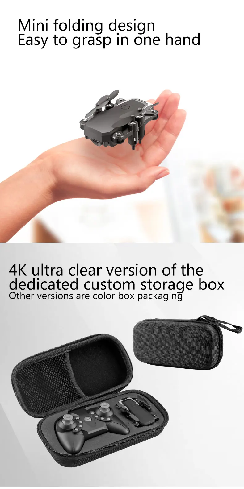 LF606 мини-Дрон с камерой 4K HD складные дроны один ключ возврат FPV Quadcopter Follow Me RC вертолет Квадрокоптер детские игрушки