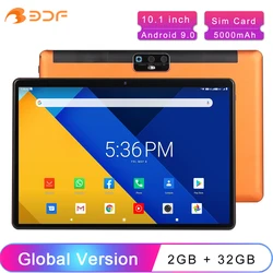 Tablette Pc Android 10.1 de 9.0 pouces, avec processeur Octa Core, 2 go de RAM, 32 go de ROM, appels téléphoniques sur le réseau 4G LTE, double carte SIM, AI Speed up, nouveauté 