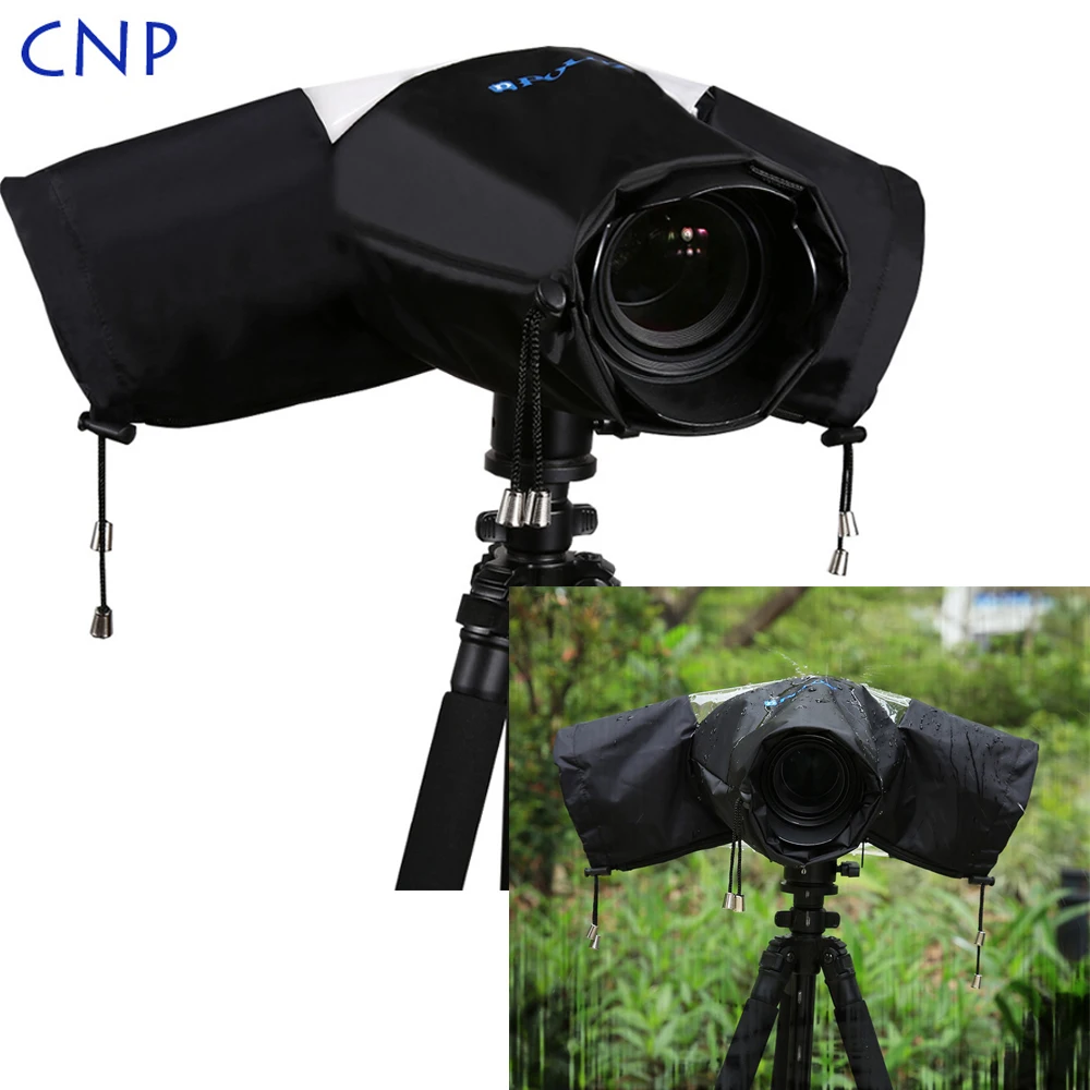 

CNP Professional Waterproof Camera Raincoat Nylon Transparent Camera Rain Cover Dustproof Protector For DSLR Camera/Canon/Nikon