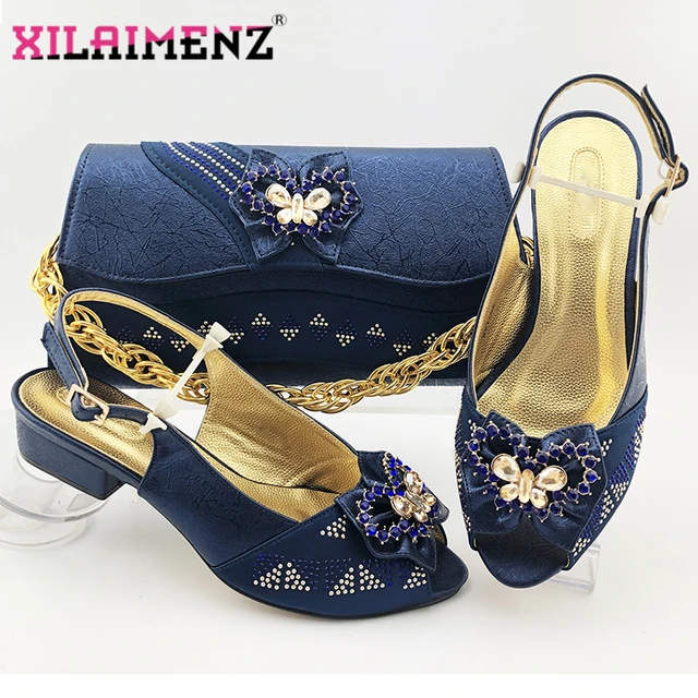 dark blue wedges shoes