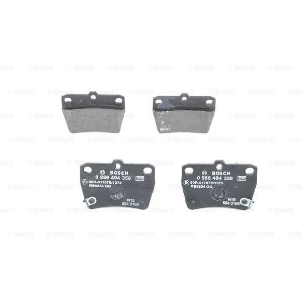 Колодки тормозные TOYOTA RAV 4 II 1.8-2.0 00-05 задние BOSCH 0 9