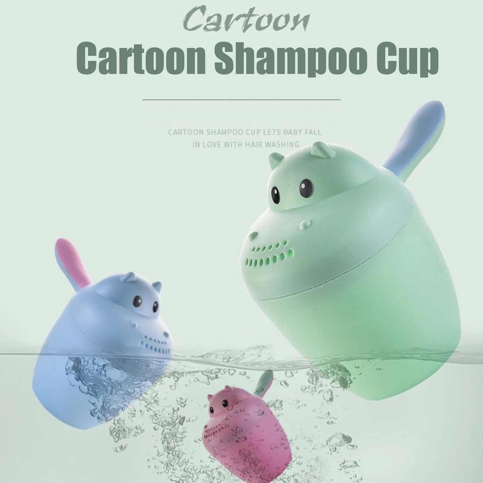 Baby Shampoo Rinser Durable Kids Shampoo Rinse Cup Bath Shower Washing Head Children Bathing Baby Shower Spoons,hair washing cups,shampoo rinse cup