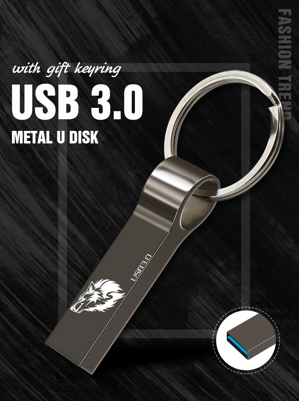 Pen Drive Metal Pendrive 3.0 32GB 128GB 16GB 8GB 4GB High Speed Usb Flash Drive 64gb Usb Memory Disk