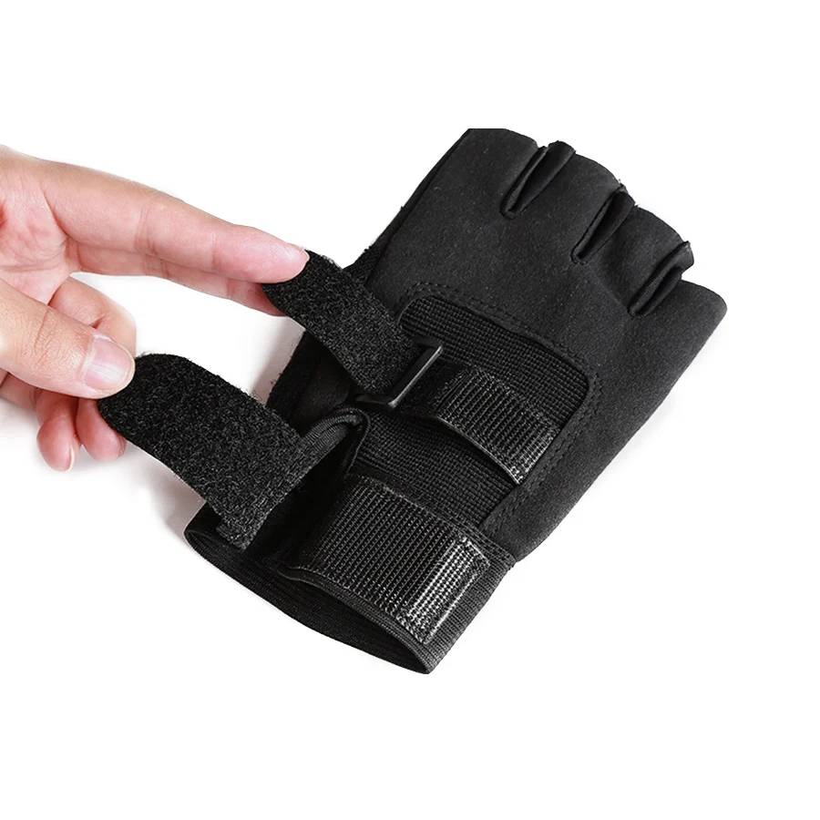 Тяжелая атлетика перчатки Гантели тяжелая атлетика упражнения нескользящий Воздухопроницаемый полупалец спортивные тренировочные перчатки