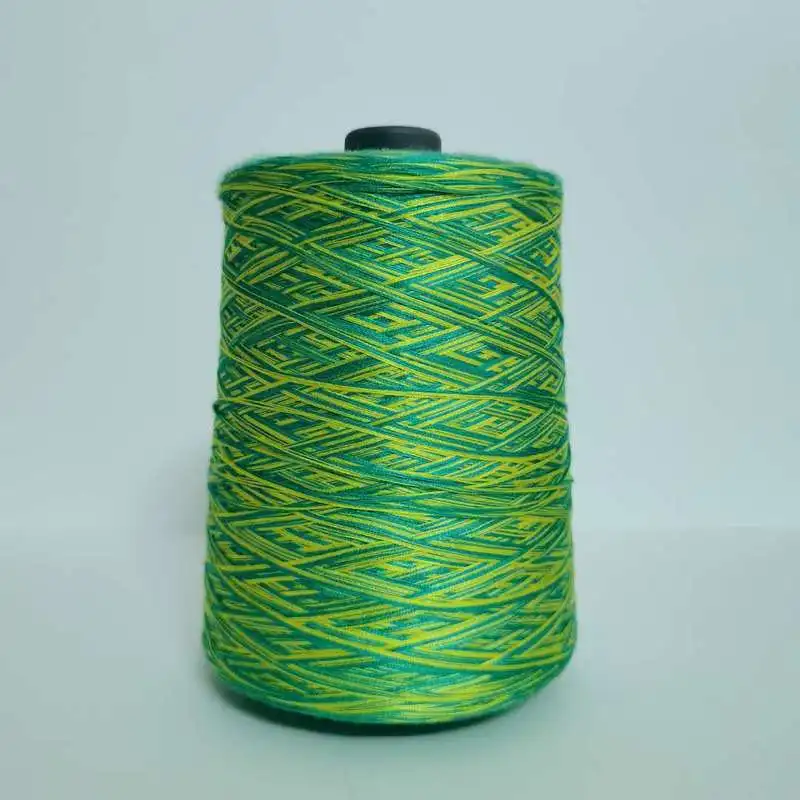 Soft Smooth Fancy Space Dye 8 Ply 100% Pure cotton Yarn Baby Organic Lace Cotton Crochet Knit Sewing Weaving Thread 500g X5309 3