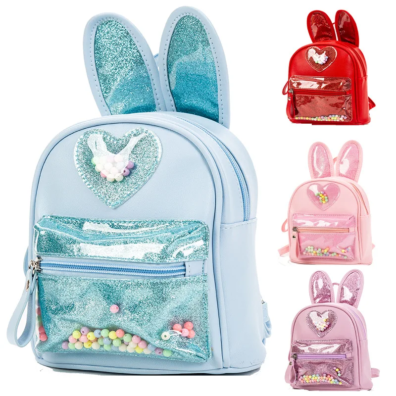 

Cute Rabbit Children Small Bookbag Kindergarten 1-3 Years Old Creative School Bag Backpack
