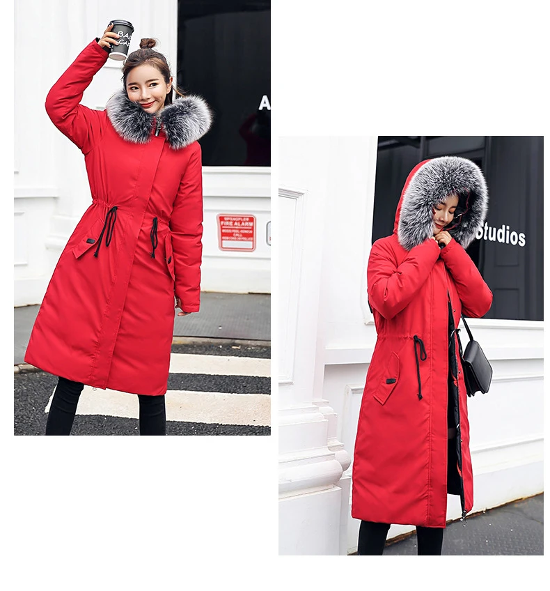 X-Long, Новое поступление, модная женская зимняя куртка, Двусторонняя одежда, теплое плотное Женское пальто, длинные пальто, парка, женские куртки