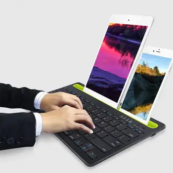 

Bluetooth Keyboard For RK908 Wireless Bluetooth Pairing Keyboard with Dual Channel and Three System for Tablet Phone Laptop