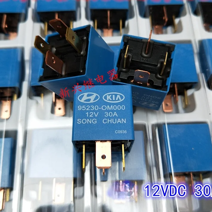 1 шт. 95230-OM000 автомобильное реле 4 pin 12V 30A для Hyundai Kia воздушные кондиционерные