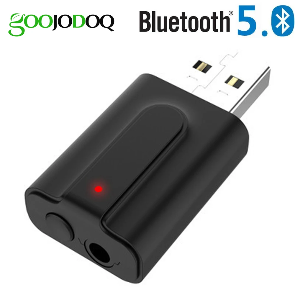 Bluetooth аудиоприемник передатчик 5 0 стерео музыка 3 мм AUX разъем 2 в 1 USB беспроводной