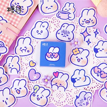 

45pcs/pack Cute Kawaii Cartoon Rabbit Decoration Stickers Planner Scrapbooking Stationery Korean Diary Stickers