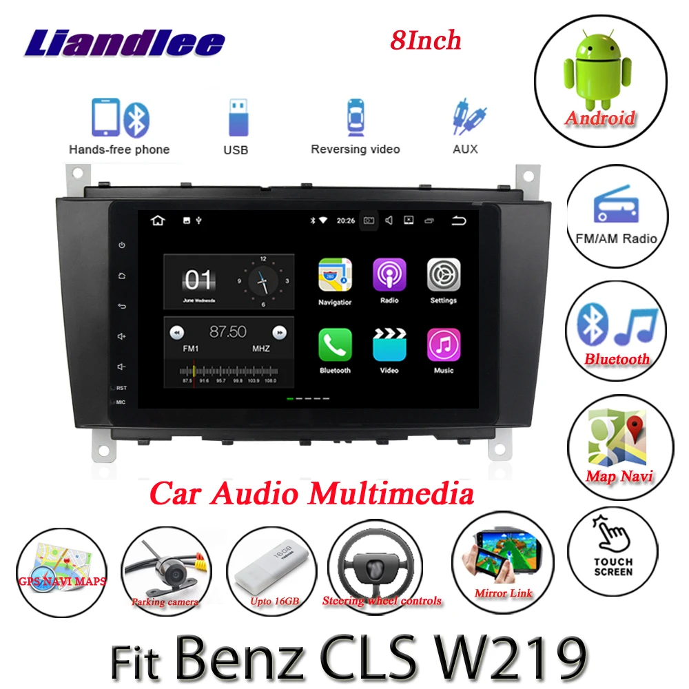 

Liandlee Car Android System For Mercedes Benz CLS W219 Radio Video GPS Nav MAP Navigation HD Screen Multimedia NO CD DVD Player