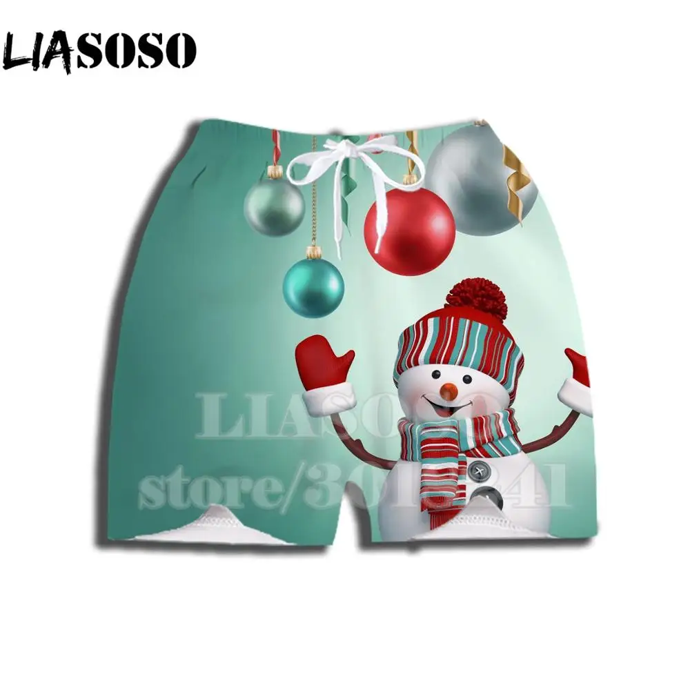 LIASOSO/детская модная Толстовка со снеговиком футболка для подростков с 3D принтом детский топ, пуловер с круглым вырезом для мальчиков и девочек детская толстовка с капюшоном B171-5 - Цвет: 2