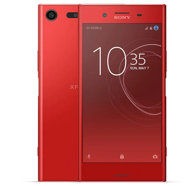 Красный Sony Xperia XZ Premium G8141 G8142 5," Восьмиядерный 4 Гб ОЗУ 64 Гб ПЗУ камера 19 МП LTE wifi разблокированный мобильный телефон Android - Цвет: Красный