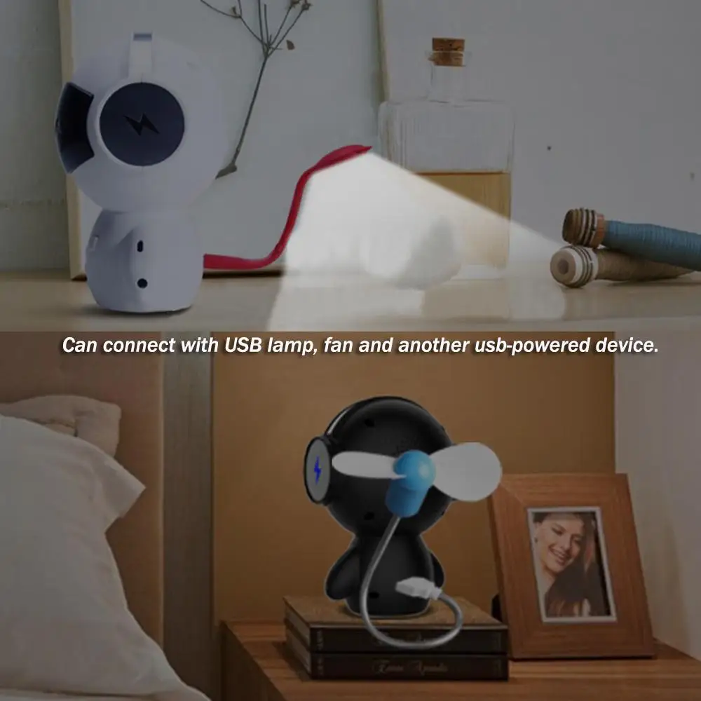 Мини Bluetooth динамик портативный робот смарт с басом музыкальный динамик Bluetooth доступен для всех устройств Bluetooth