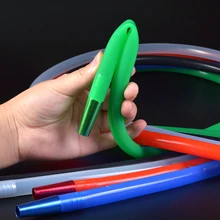 1,8 м силиконовая трубка для кальяна Cachimba трубка для кальяна наргильского водного пиjp с алюминиевый стержень водопроводная труба Narguile аксессуары