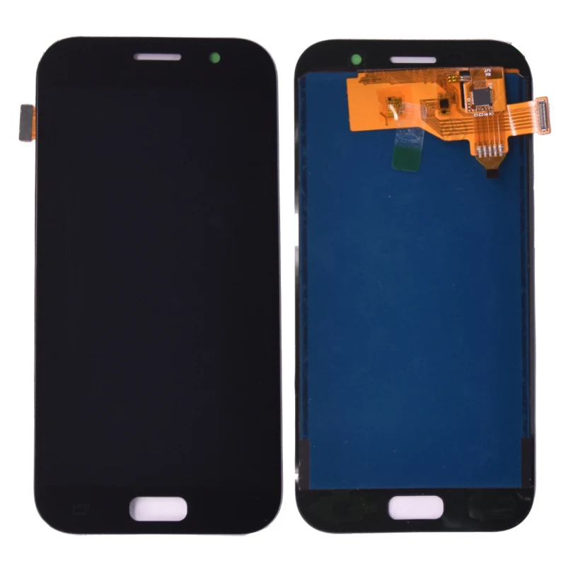Дешево A520 font b lcd b font Замена для Samsung Galaxy A5 2017 A520 A520F A520K font b lcd b font дисплей кодирующий преобразователь сенсорного экрана в сборе TFT font b lcd b font