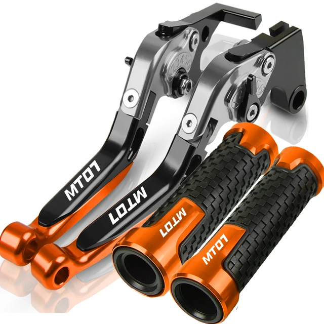 Motorcycle Accessories FOR YAMAHA MT07 MT 07 MT-07 2014 2015 2016 2017 2018 2019 2020 2021 Brake Clutch Levers Handlebar Grips MT07 2014-2020